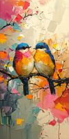 Colourful birds