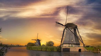 Kinderdijk lies where wind and water meet.