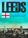Leeds Angleterre par Printed Artings Aperçu