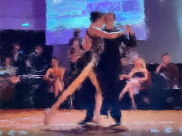 Tango argentino.    Argentijnse tango  (VII) van Marianna Pobedimova