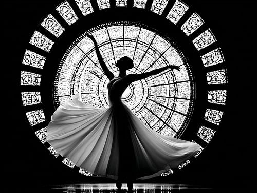 Ballarina flirtet mit π - pi | Tanz im Kreis