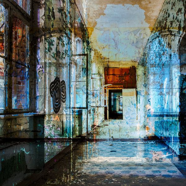 Erinnerungen in Blau II von Caroline Boogaard
