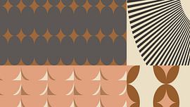 70s Retro geometric art III by Dina Dankers