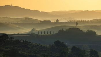 Val d'Orcia, Toscane in Italië