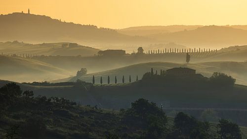 Val d´Orcia, Toscana in Italien