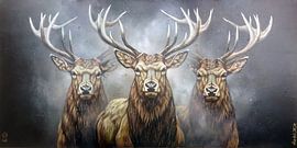 Three Deers von Diedel Heidemann