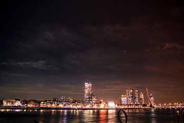 Rotterdam dans la nuit sur Suzan van Pelt