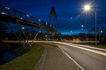 Drachten cycle bridge  by Antje Verleg-Dijk