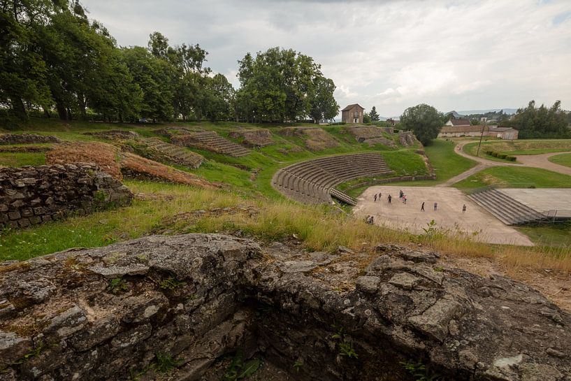 Romeins theater in Autun, Frankrijk van Joost Adriaanse