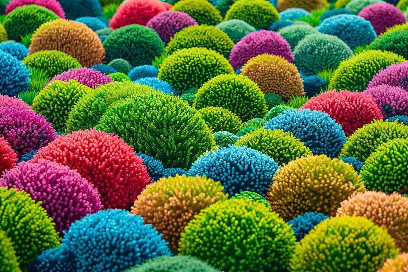 Bloemenpracht à la Van Gogh van Art & Soul Creations
