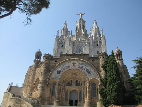 Kerkje Tibidabo Barcelona von Iris Blonk