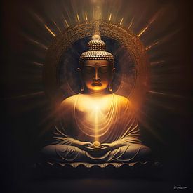 Statue de Bouddha sur Gelissen Artworks