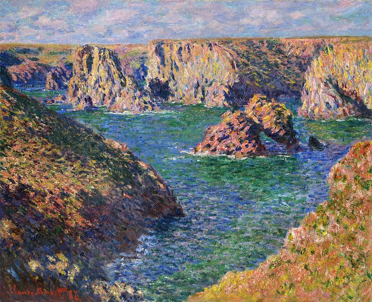 Claude Monet,Port-Domois, Belle-Isle van finemasterpiece