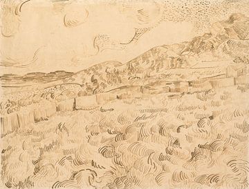 Vincent van Gogh. Un champ de blé après la tempête