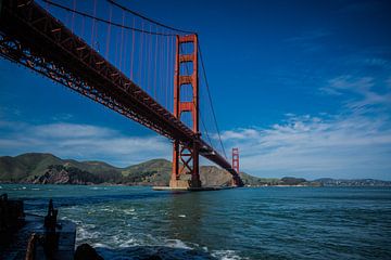 Golden Gate Bridge - Landschaft von Bart van Vliet