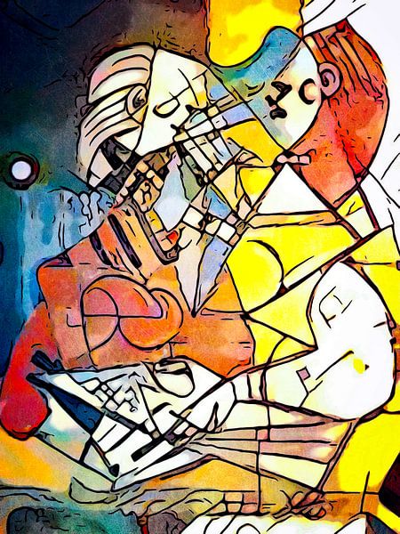 Homage to Picasso (6) by zam art