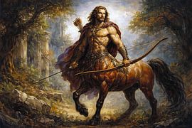 Centaur, Greek mythology painting. by Johannes
