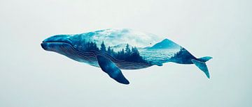 Wale in der Natur von Poster Art Shop