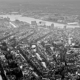Amsterdam seen from the sky