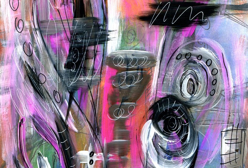 Elements 3 - abstract power by Claudia Gründler