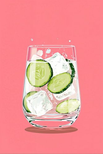 Kühler Gurkencocktail Nr. 2