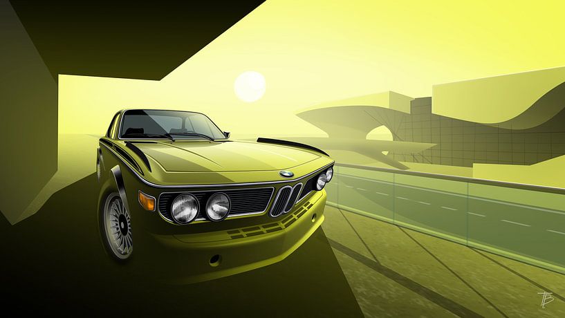 BMW 3.0 CSL (E9) par Thomas Bigwood