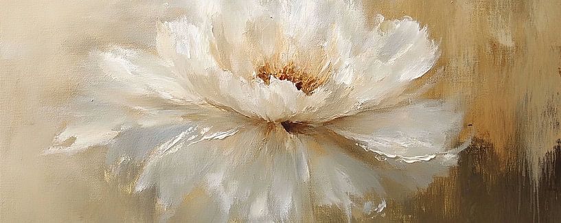 Weiße Blume von Wunderbare Kunst