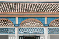Farbenfrohe Dächer und Wände in Marrakech von Sophia Eerden Miniaturansicht