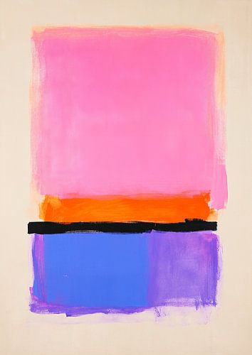 Dopamine Decor Abstract Roze Blauw Modern