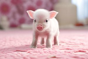 Porträt kleines Schwein