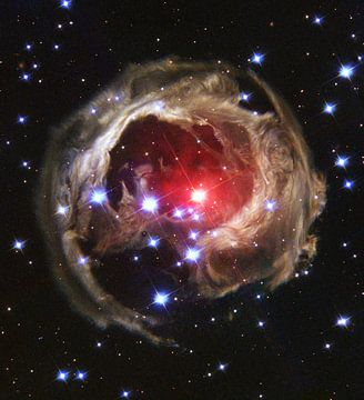 Space Nebula photo made with Hubble van Brian Morgan