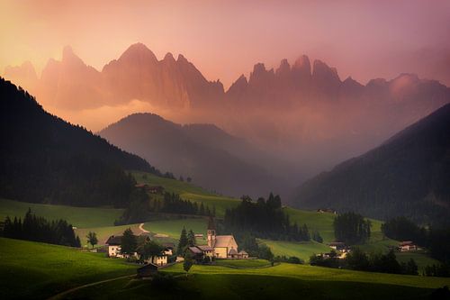 Zonsopkomst Val Di Funes