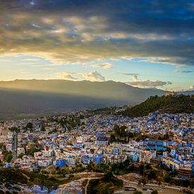 Sunset over Chefchaouen by Rene Siebring