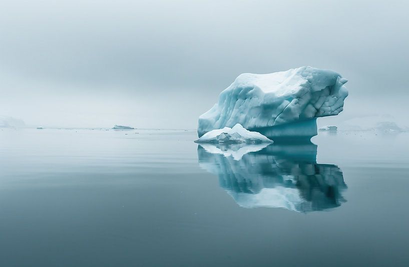 IJsrand in het noorden van fernlichtsicht
