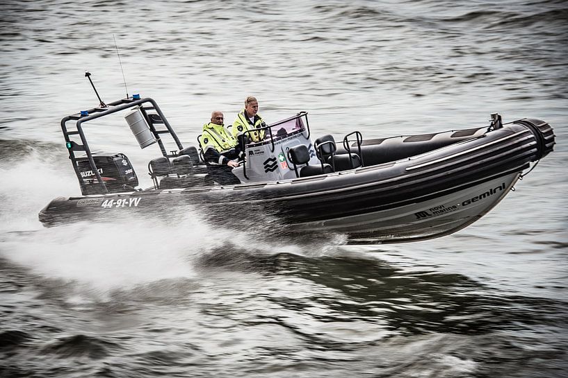 Politie Speedboot van Photobywim Willem Woudenberg