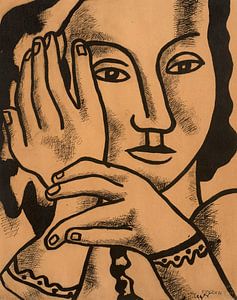 Fernand Léger, Porträt von Nadia