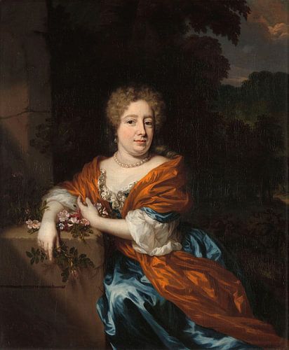 Portret van Petronella Dunois, Nicolaes Maes
