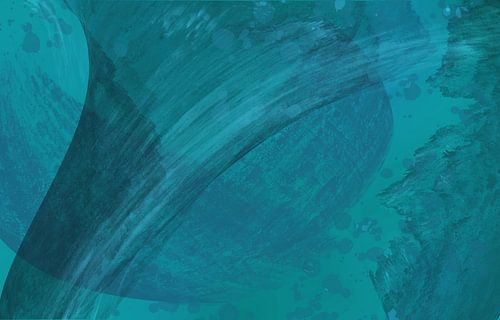 Trechter in turkoois