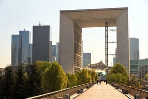 La defense Paris im Frühling