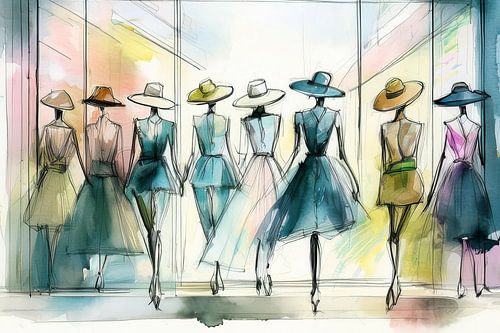 Voor de winkelruit van Frans Gesell