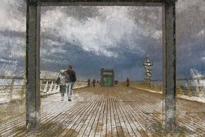 Sonntagnachmittagsspaziergang am Pier von Scheveningen