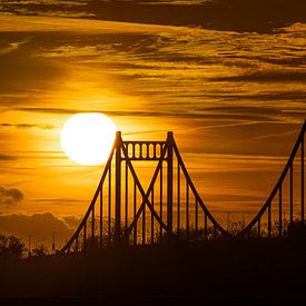 Krefeld-Uerdingerbrug, Nederrijn, Duitsland van Alexander Ludwig