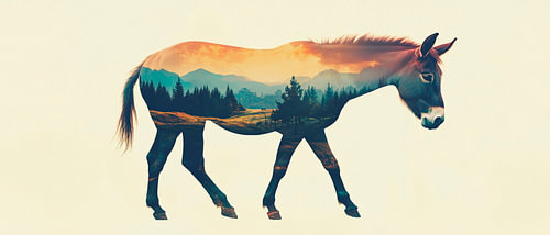 Horse and nature