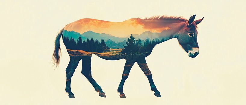 Horse and nature by Poster Art Shop