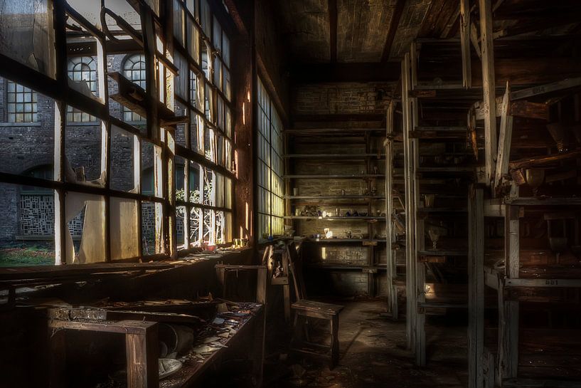 Abandoned crystal factory by Eus Driessen