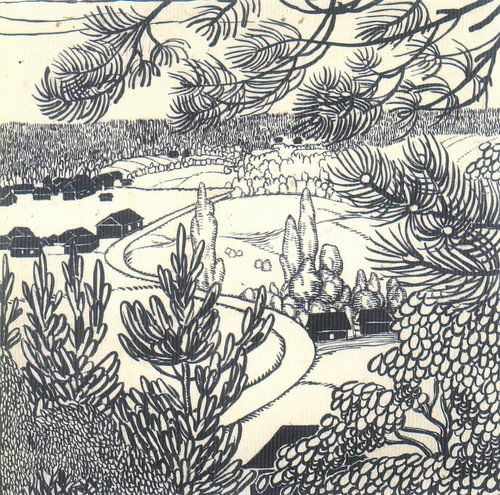 Alexander Bogomasow - Weiße Nacht, Finnland (1911)