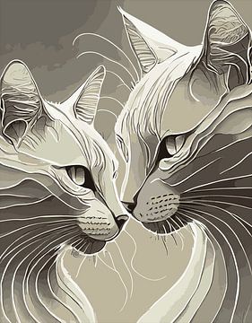 Cat love #2 by Lens Design Studio