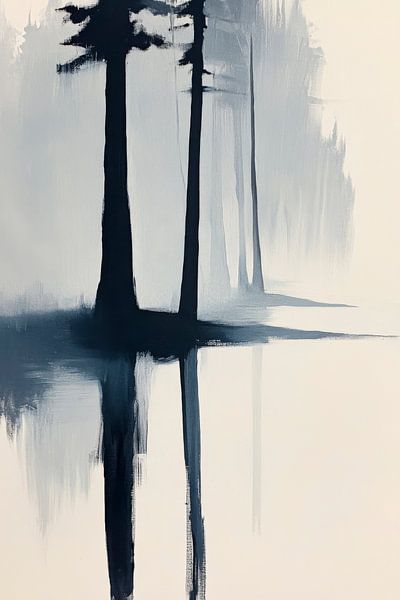 Réflexion sur la forêt par Poster Art Shop