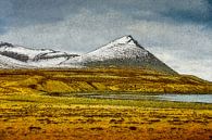 De besneeuwde piramide van Frans Blok - foto's, kunst en andere wanddecoratie thumbnail