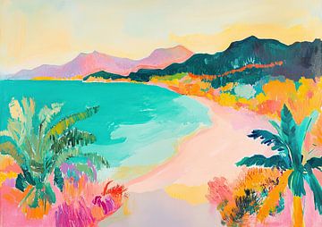 Tropical Tide: A Fauvist Wave by Niklas Maximilian